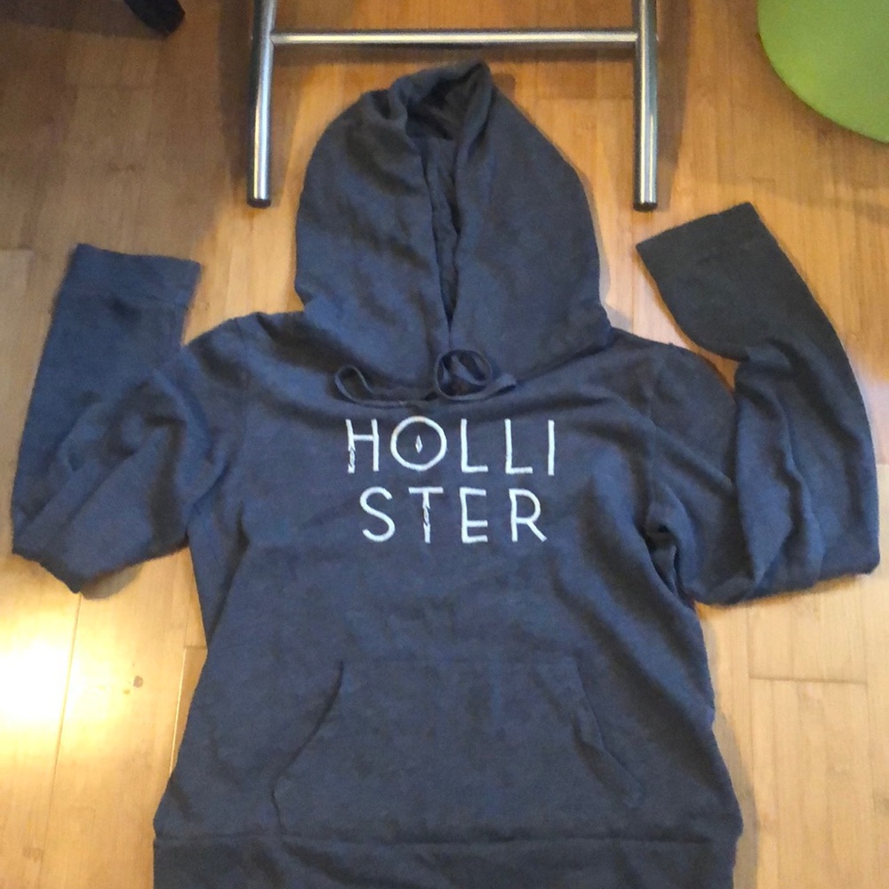 Grey Hollister Hoodie